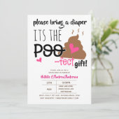 LUIER KLAP - Grappige Poep PERFECTE Emoji Baby Sho Kaart (Staand voorkant)