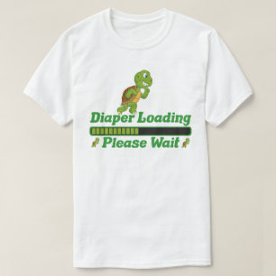 Luier Laden Even Geduld Aub. Grappig Cadeau Voor B T-shirt