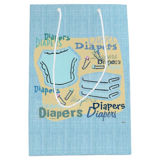 luier medium cadeauzakje (Voorkant)