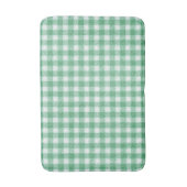 Luier Muntgroene Gingham  Badmat (Voorkant Verticaal)