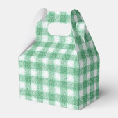 Luier Muntgroene Gingham Bedankdoosjes (Achterkant)