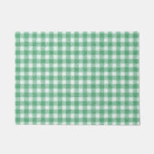 Luier Muntgroene Gingham Deurmat (Voorkant)