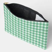 Luier Muntgroene Gingham Etui (Open)