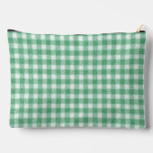 Luier Muntgroene Gingham Etui (Achterkant)