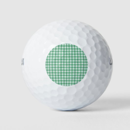 Luier Muntgroene Gingham Golfballen (Voorkant)