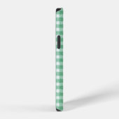Luier Muntgroene Gingham iPhone Hoesje (Rechterkant)