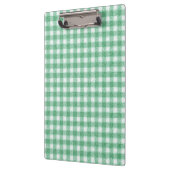 Luier Muntgroene Gingham Klembord (Links)