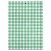 Luier Muntgroene Gingham Klembord (Achterkant)