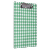Luier Muntgroene Gingham Klembord (Rechts)
