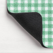 Luier Muntgroene Gingham Muismat (Hoek)