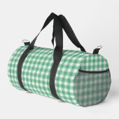 Luier Muntgroene Gingham Plunjezak (Rechterhoek)