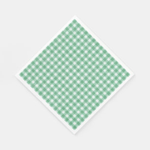 Luier Muntgroene Gingham  Servet