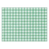 Luier Muntgroene Gingham Tafelkleed (Voorkant (Horizontaal))