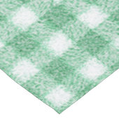 Luier Muntgroene Gingham Tafelkleed (Gekanteld)
