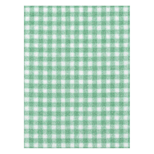 Luier Muntgroene Gingham Tafelkleed (Voorkant)