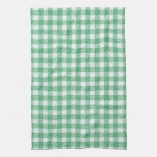 Luier Muntgroene Gingham Theedoek