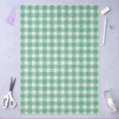 Luier Muntgroene Gingham Tissuepapier (Craft)