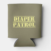 Luier Patrol Koelbox (geel) Blikjeskoeler (Voorkant)