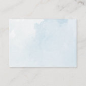 Luier Pin Blue Boy Baby shower Luier Raffle Informatiekaartje (Achterkant)