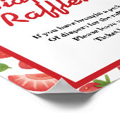 Luier Raffle Aardbei Berry Sweet Game Poster (Hoek)