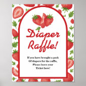 Luier Raffle Aardbei Berry Sweet Game Poster (Voorkant)