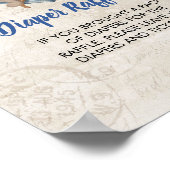 Luier Raffle Ahoy Het Een Jongen Nautisch Thema Poster (Hoek)