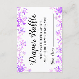 Luier Raffle - Baby Het Is Koud Buiten Kaart