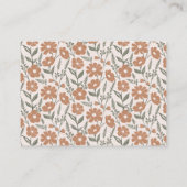 Luier Raffle Baby in Bloom Shower Genderneutraal Informatiekaartje (Achterkant)