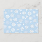 Luier Raffle Baby shower Blue Boy Koud Buiten Informatiekaartje (Achterkant)