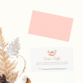 Luier Raffle Baby shower Een Kleine Pompoen Informatiekaartje