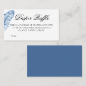 Luier Raffle Baby shower Game Place Card Plaatskaartje (Voorkant / Achterkant)