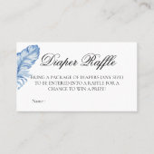 Luier Raffle Baby shower Game Place Card Plaatskaartje (Voorkant)