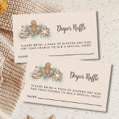 Luier Raffle Baby shower Informatiekaartje