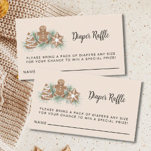 Luier Raffle Baby shower Informatiekaartje