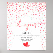 Luier Raffle Baby shower Sign Digitaal of Print (Voorkant)