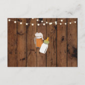 Luier Raffle Beer Baby shower Boy Brewing Blue Informatiekaartje (Achterkant)