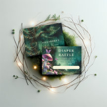 Luier Raffle Betoverde Bos Roze Paddenstoelen