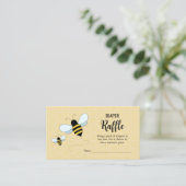 Luier Raffle Bijen Baby Shower Kaart (Staand voorkant)