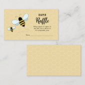 Luier Raffle Bijen Baby Shower Kaart (Voorkant / Achterkant)