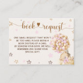 Luier Raffle Boeken Aanvraag Meisje Douche Beer Ro Informatiekaartje (Voorkant)