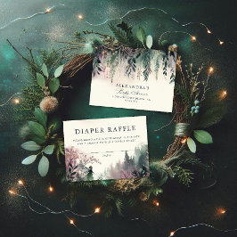 Luier Raffle Enchanted Forest Fairy Mountains Informatiekaartje