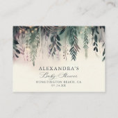 Luier Raffle Enchanted Forest Fairy Mountains Informatiekaartje (Achterkant)