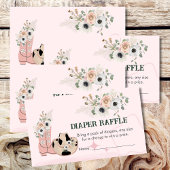 Luier Raffle Game Zadel Omhoog Western Cowgirl The Informatiekaartje