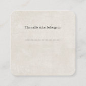 Luier Raffle Gedicht Citrus Sinaasappel Neutraal Informatiekaartje (Achterkant)