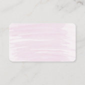 Luier Raffle Gedicht Roze Regenboog Baby shower Informatiekaartje (Achterkant)