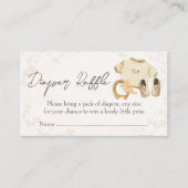 Luier Raffle Geslacht Neutraal Zoet Baby Kleding Informatiekaartje (Voorkant)