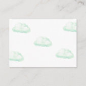 Luier Raffle Hete Luchtballon Baby shower Informatiekaartje (Achterkant)