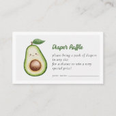 Luier Raffle Holy Guacamole Schattige Baby shower Informatiekaartje (Voorkant)