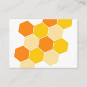 Luier Raffle Honing Bijen Baby shower Informatiekaartje (Achterkant)