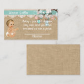 Luier Raffle Insert baby en metselaar potten Informatiekaartje (Voorkant / Achterkant)